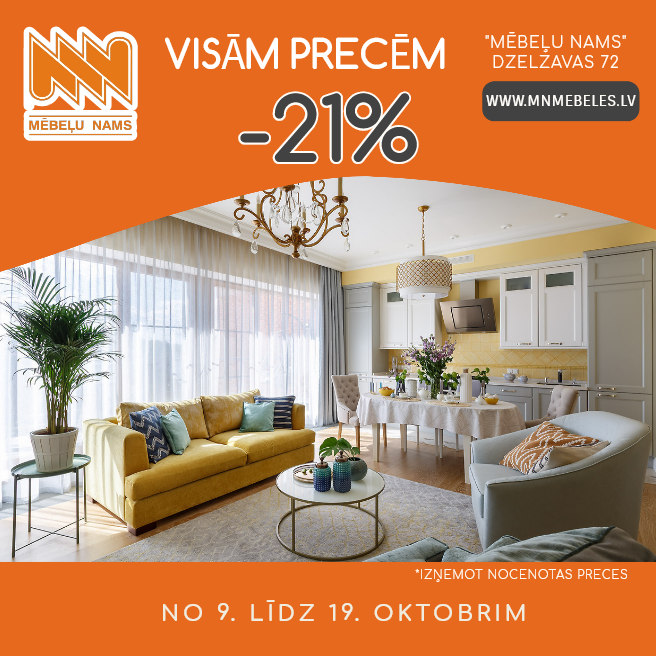 akcija mēbeļu namā