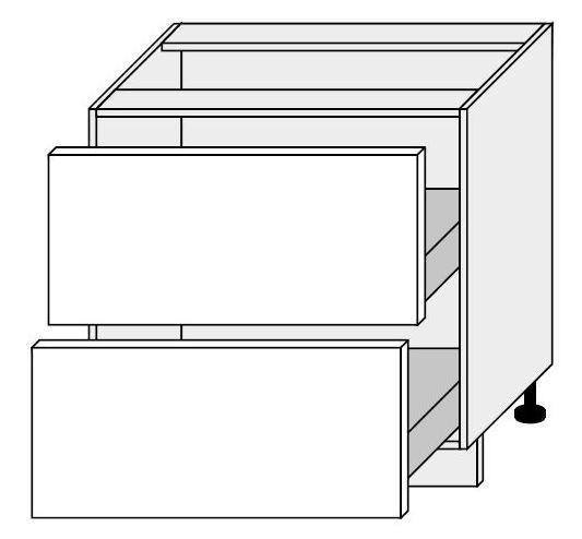 Apakšējais virtuves skapītis QUANTUM MINT D2M80