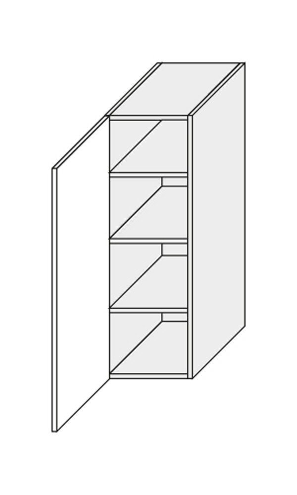 Augšējais skapītis QUANTUM W430 vanilla