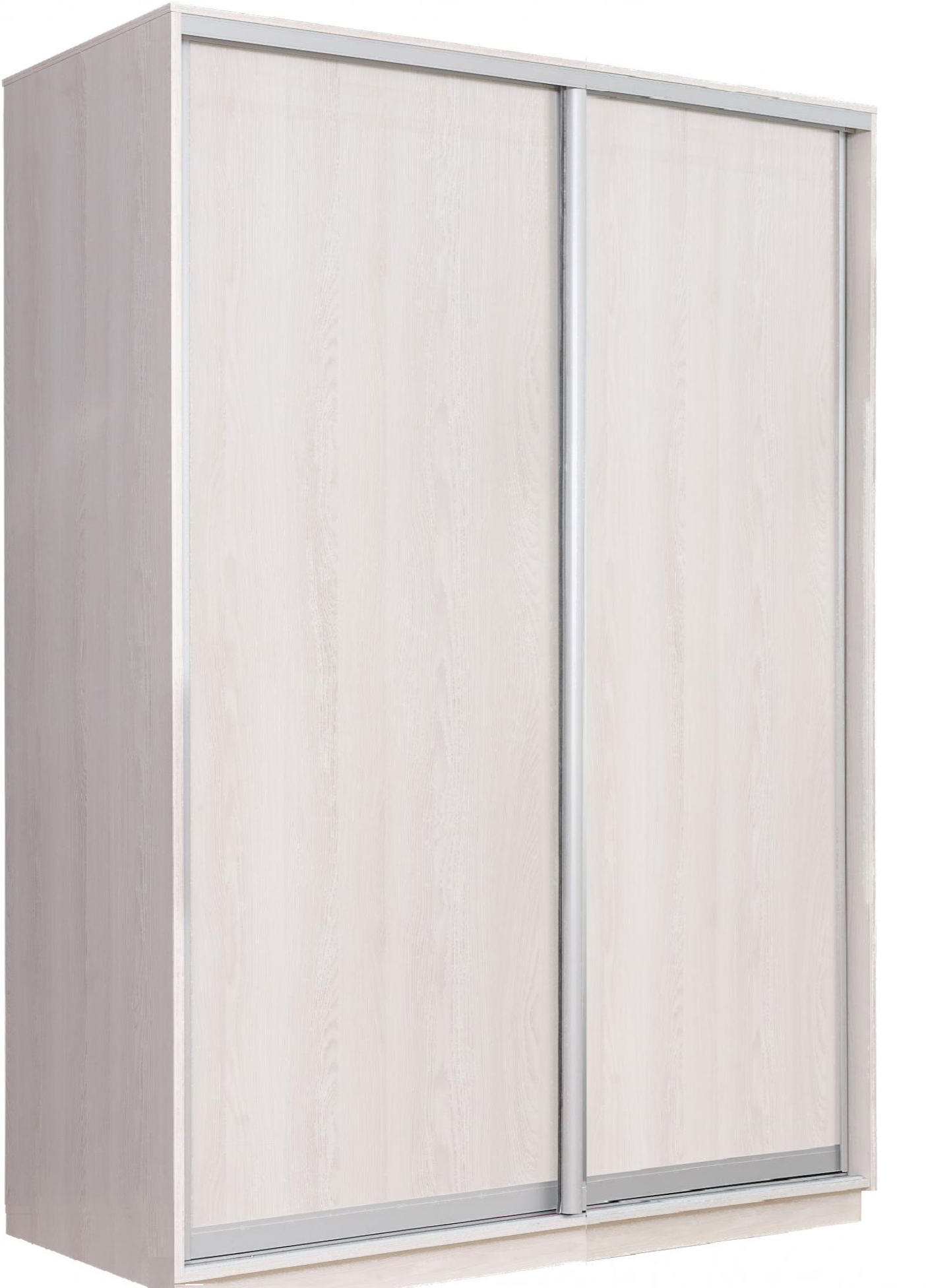 Skapis ar 2 bīdāmām durvīm, 160/220/45 cm "sniega osis"+2 atv.