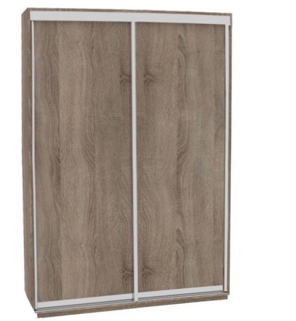 Skapis ar 2 bīdāmām durvīm 160/240/45 cm "trifele"+2 atv.