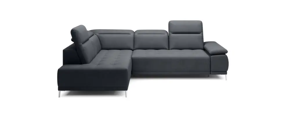 Ādas stūra dīvāns "FOCUS L" kr.