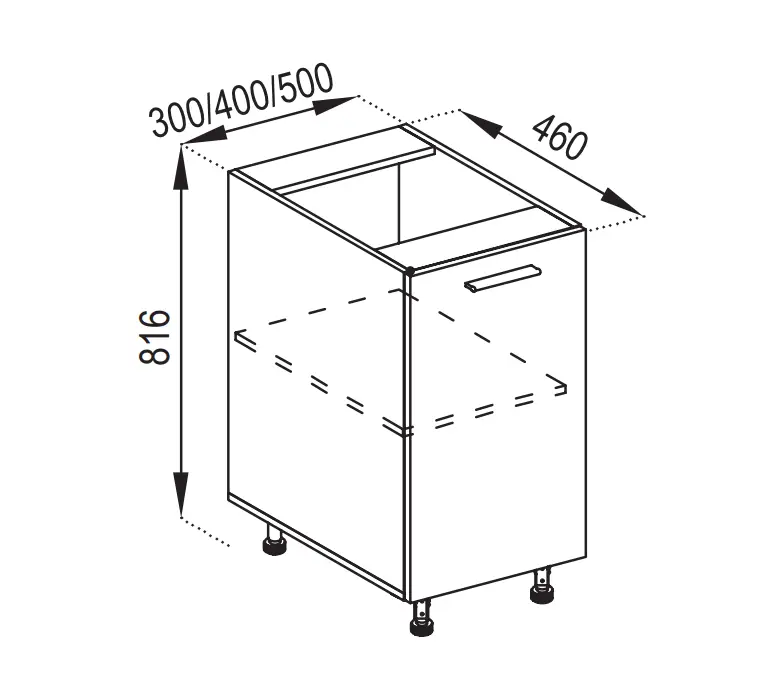 Apakšējais Skapītis "BJANKA" N30