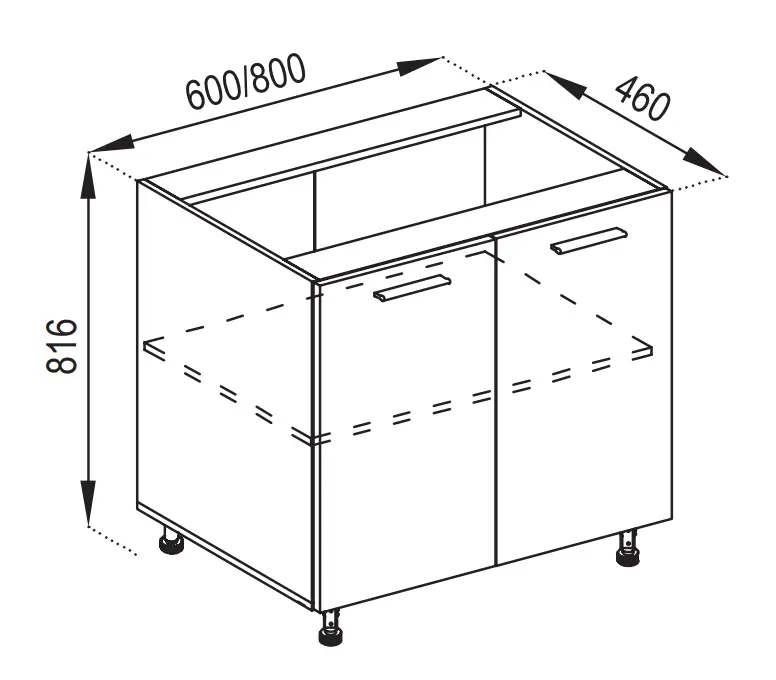 Apakšējais Skapītis "BJANKA" N60