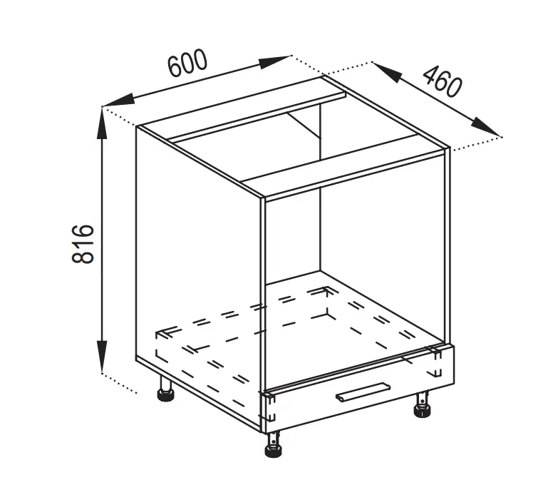 Apakšējais Skapītis "BJANKA" N60 PL