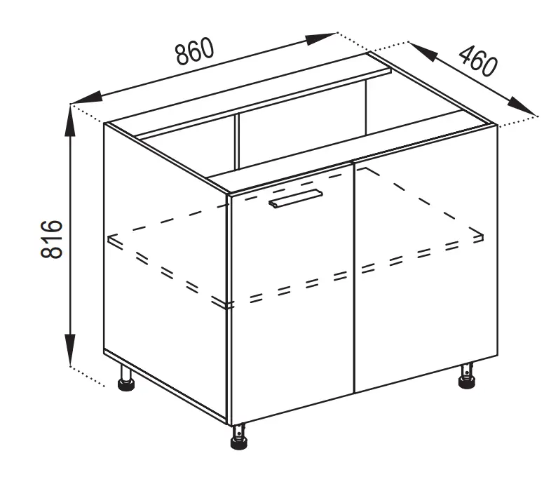 Apakšējais Skapītis "BJANKA" N97