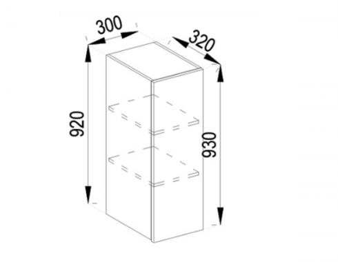 Augšējais Skapītis "SOFI 920" V30