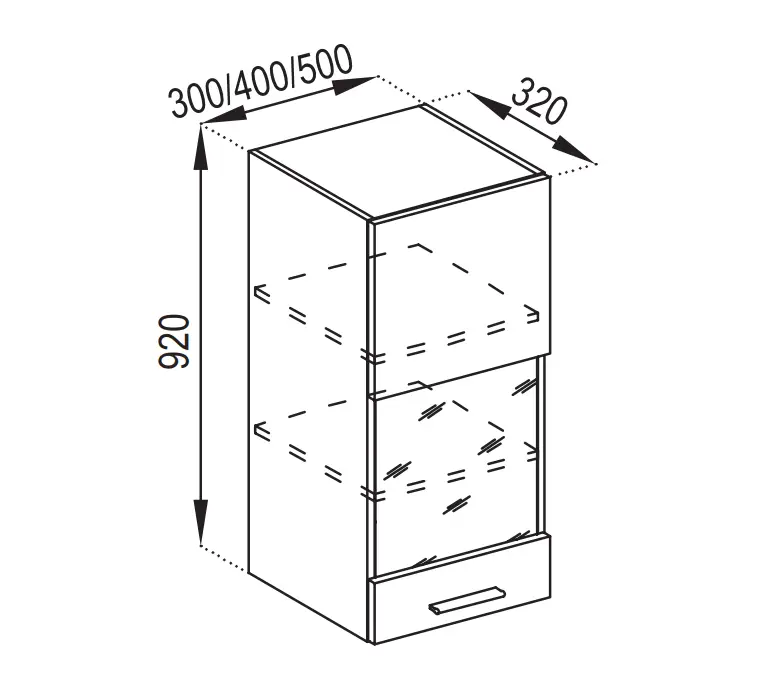 Augšējais Skapītis "BJANKA" V30 SK