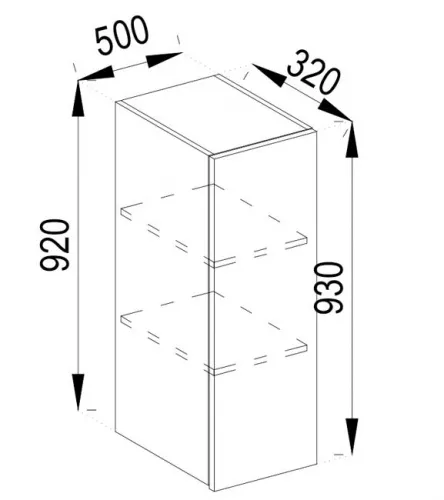 Augšējais Skapītis "SOFI 920" V50