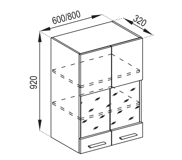 Augšējais Skapītis "BJANKA" V60 SK