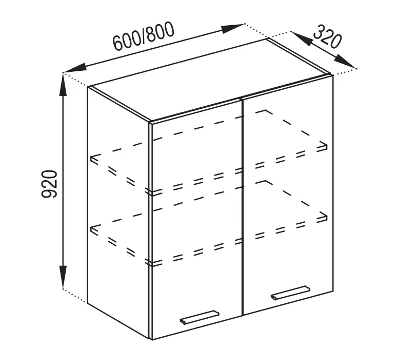 Augšējais Skapītis "BJANKA" V60