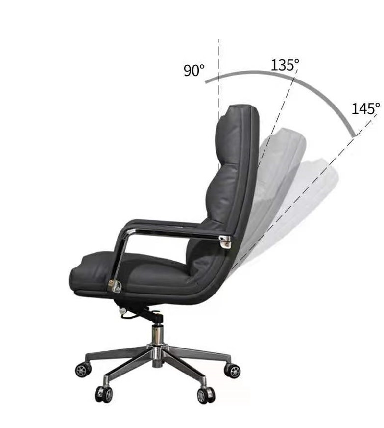 Darba krēsls A618 melnā krāsā