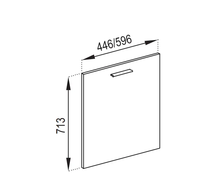 Durvis Trauku Mazg.Maš. "BJANKA" F45PM