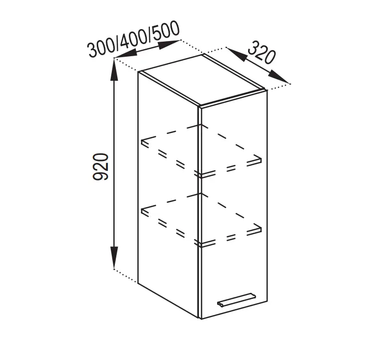 Augšējais Skapītis "BJANKA" V30
