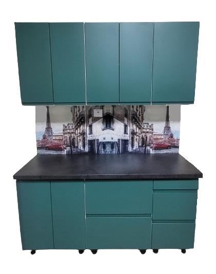 Virtuves iekārta  "Vlada" 1,6m zaļā