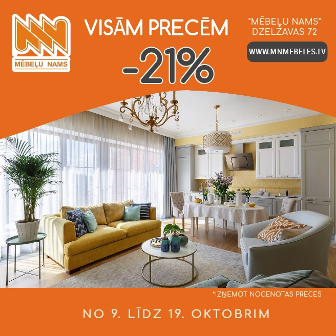 akcija mēbeļu namā